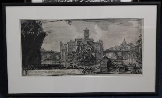 Giovanni Battista Piranesi (Italian, 1720-1778) Sustruzioni di Clodio,